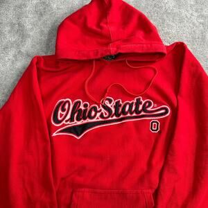 Ohio State University Graphic Hoodie Size XL Vintage College Y2K Spellout